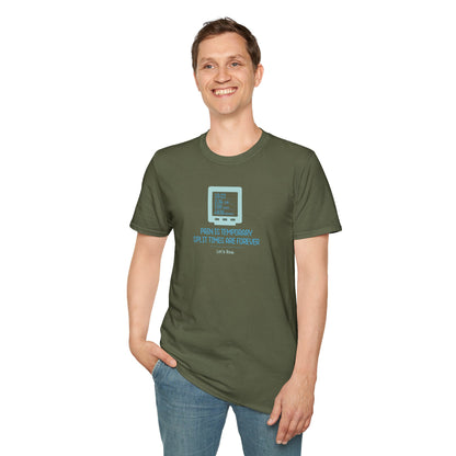 Pain Is Temporary — Monitor Edition | Premium Rowing Tee