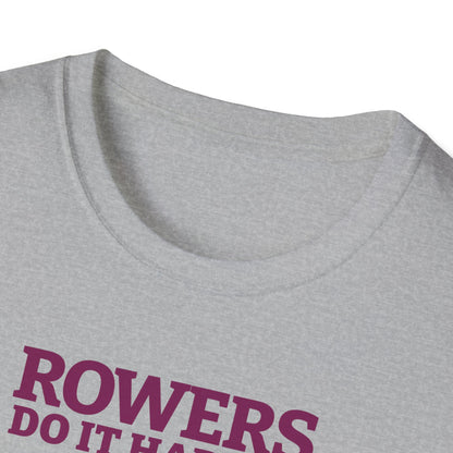 Rowers Do It Harder — Bold Classic Edition | Premium Rowing Tee