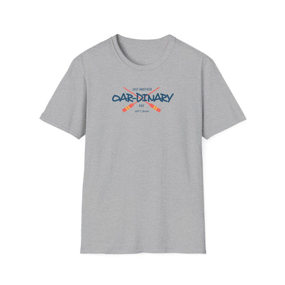 Oar-dinary Day — Script Edition | Premium Rowing Tee