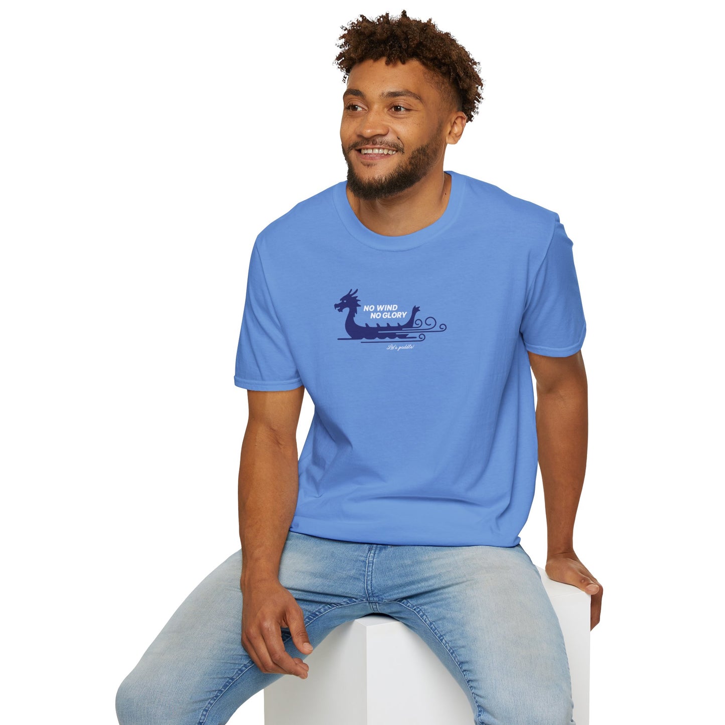 No Wind No Glory Dragon Boat T-Shirt | Premium Paddling Tee