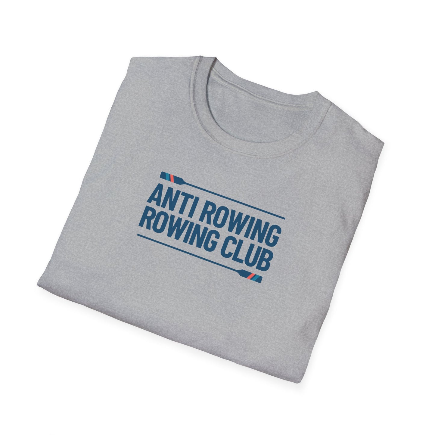 Anti Rowing Rowing Club — Stripe Oar Edition | Premium Rowing Tee