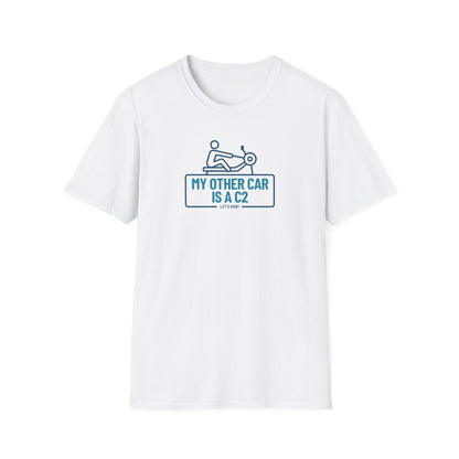 My Other Car Is an Erg — Badge Line Edition | Premium Rowing Tee