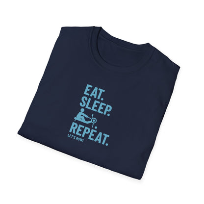 Eat Sleep Erg Repeat — Icon Edition | Premium Rowing Tee
