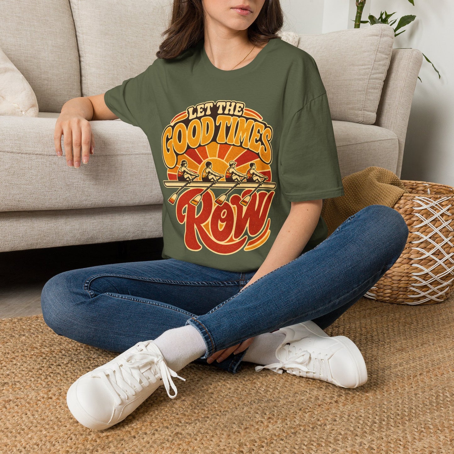 Let The Good Times Row | Premium Rowing Tee