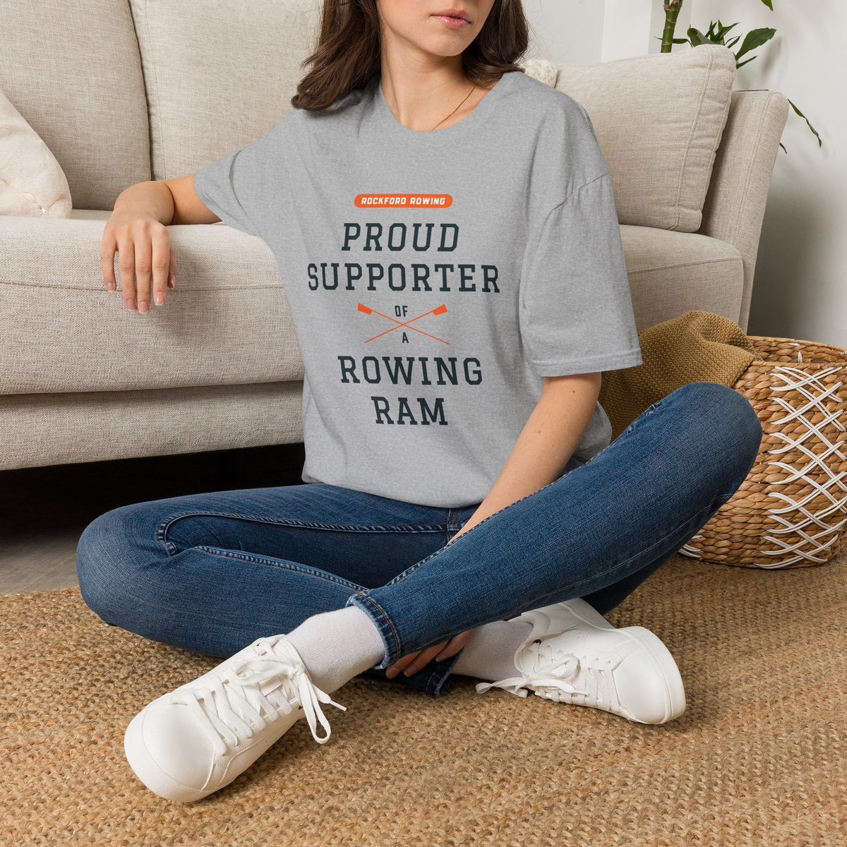 Proud Supporter of a Rowing Ram | Premium Rowing Tee - RR