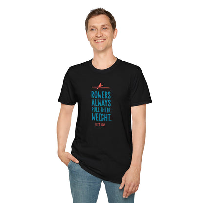 Rowers Always Pull Their Weight — Skiff Silhouette Edition