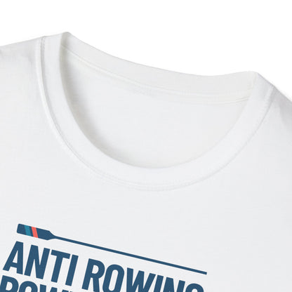 Anti Rowing Rowing Club — Stripe Oar Edition | Premium Rowing Tee