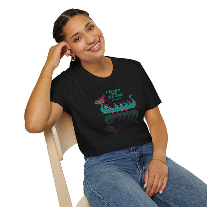 Chase the Glass Dragon Boat T-Shirt | Premium Paddling Tee - RR