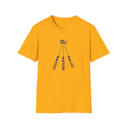 Catch Drive Exit Dragon Boat T-Shirt | Premium Paddling Tee