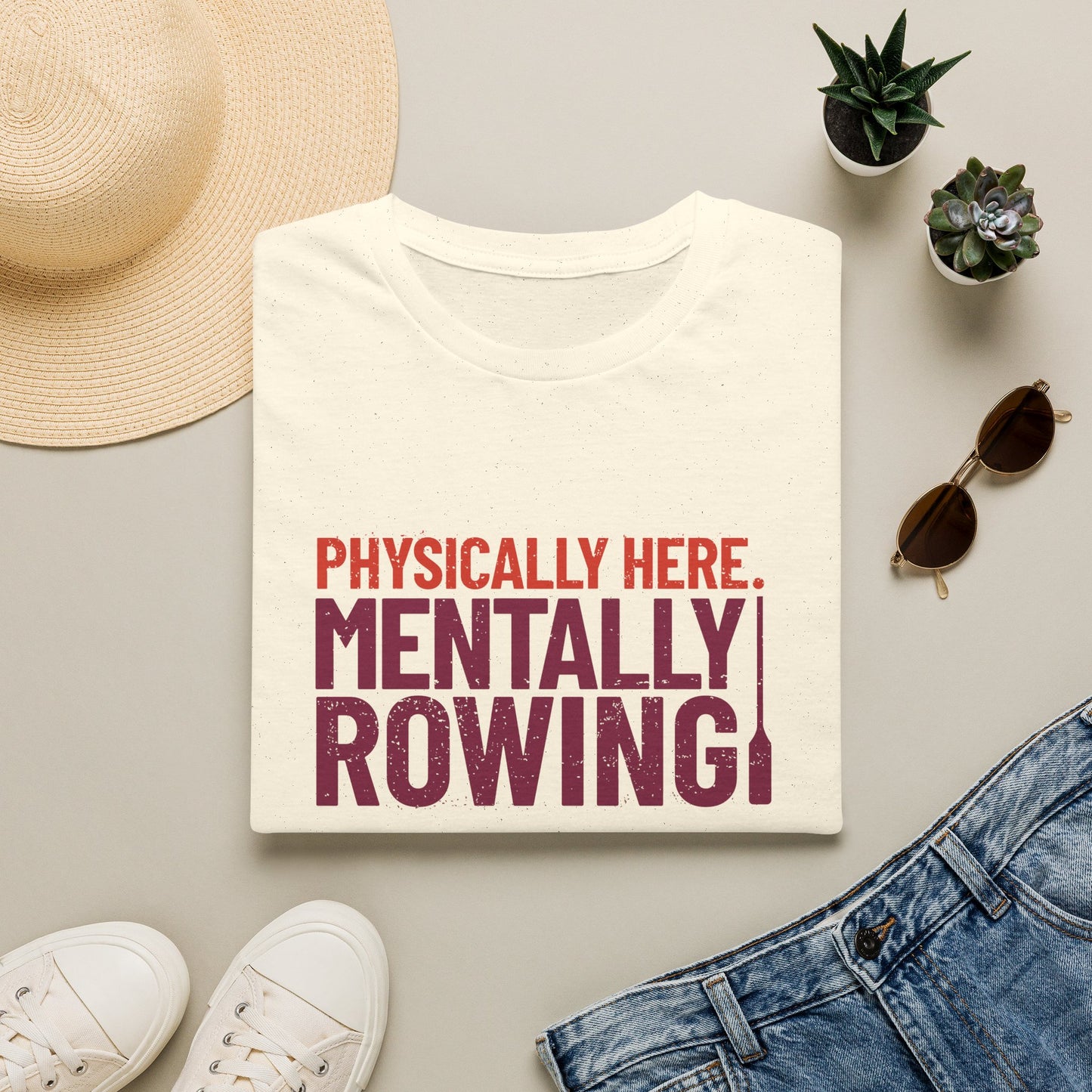 Mentally Rowing | Premium Rowing Tee