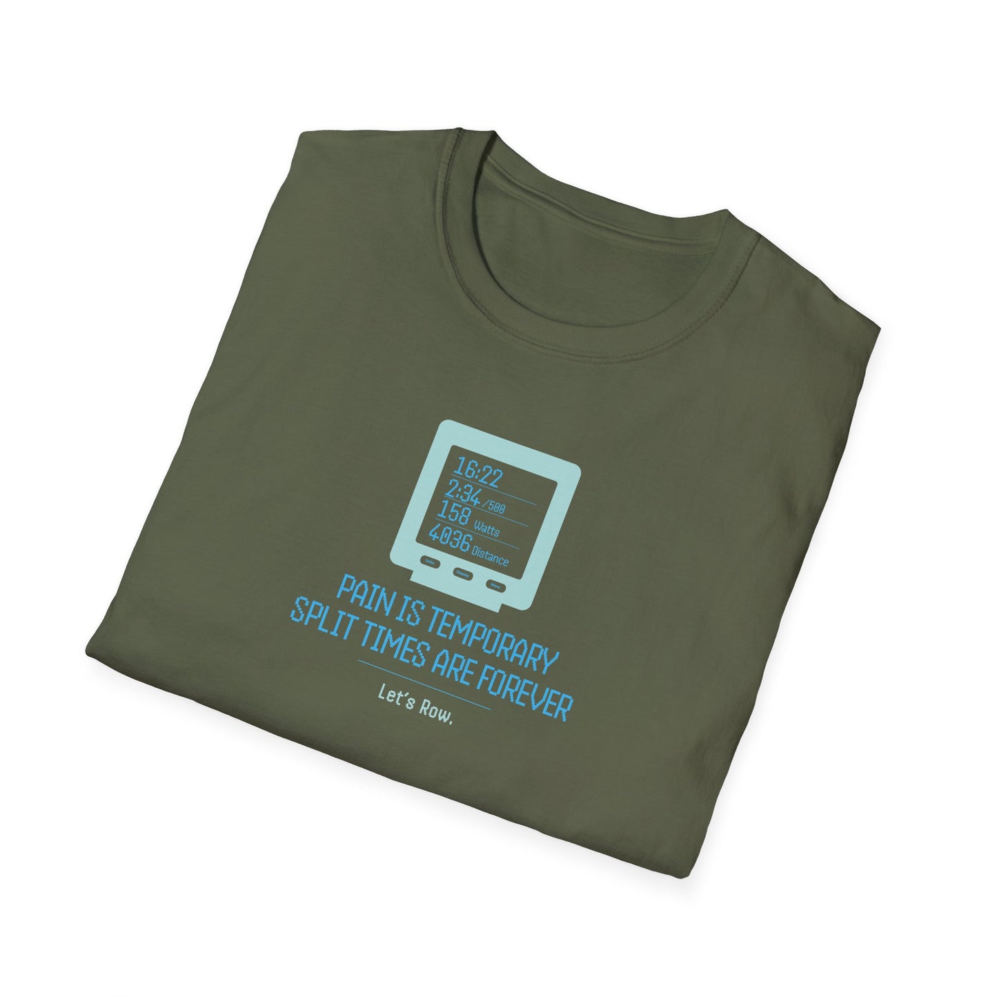 Pain Is Temporary — Monitor Edition | Premium Rowing Tee