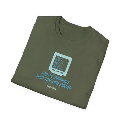 Pain Is Temporary — Monitor Edition | Premium Rowing Tee