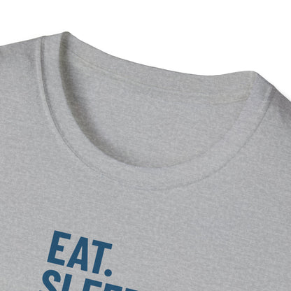 Eat Sleep Erg Repeat — Stacked Text Edition | Premium Rowing Tee