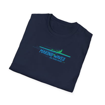 Making Waves and Taking Names — Premium Rowing Tee