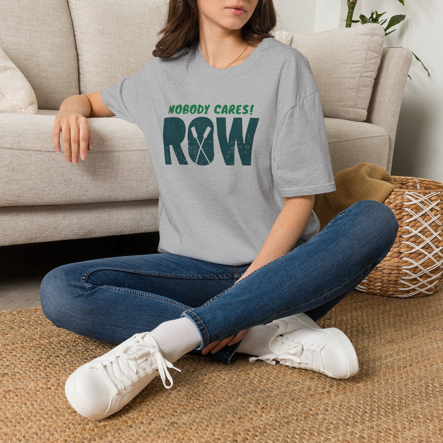 Nobody Cares. Row. | Oar Type Edition | Premium Rowing Tee