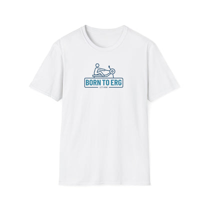 Born to Erg — Minimal Icon Edition | Premium Rowing Tee