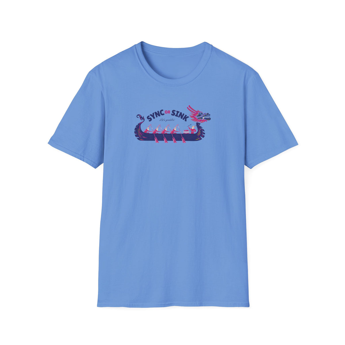 Sync or Sink | Dragon Boat Shirt | Premium Paddling Tee - RR