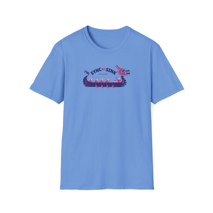 Sync or Sink | Dragon Boat Shirt | Premium Paddling Tee - RR