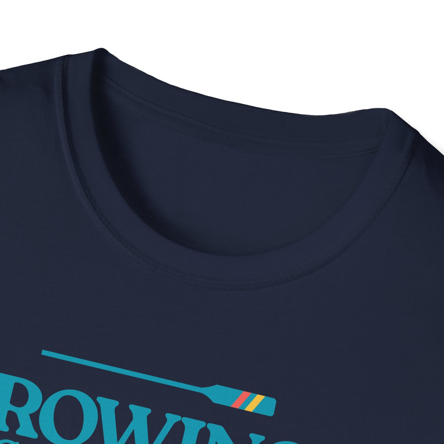 Rowing Gets You Wet — Stripe Oar Edition | Premium Rowing Tee