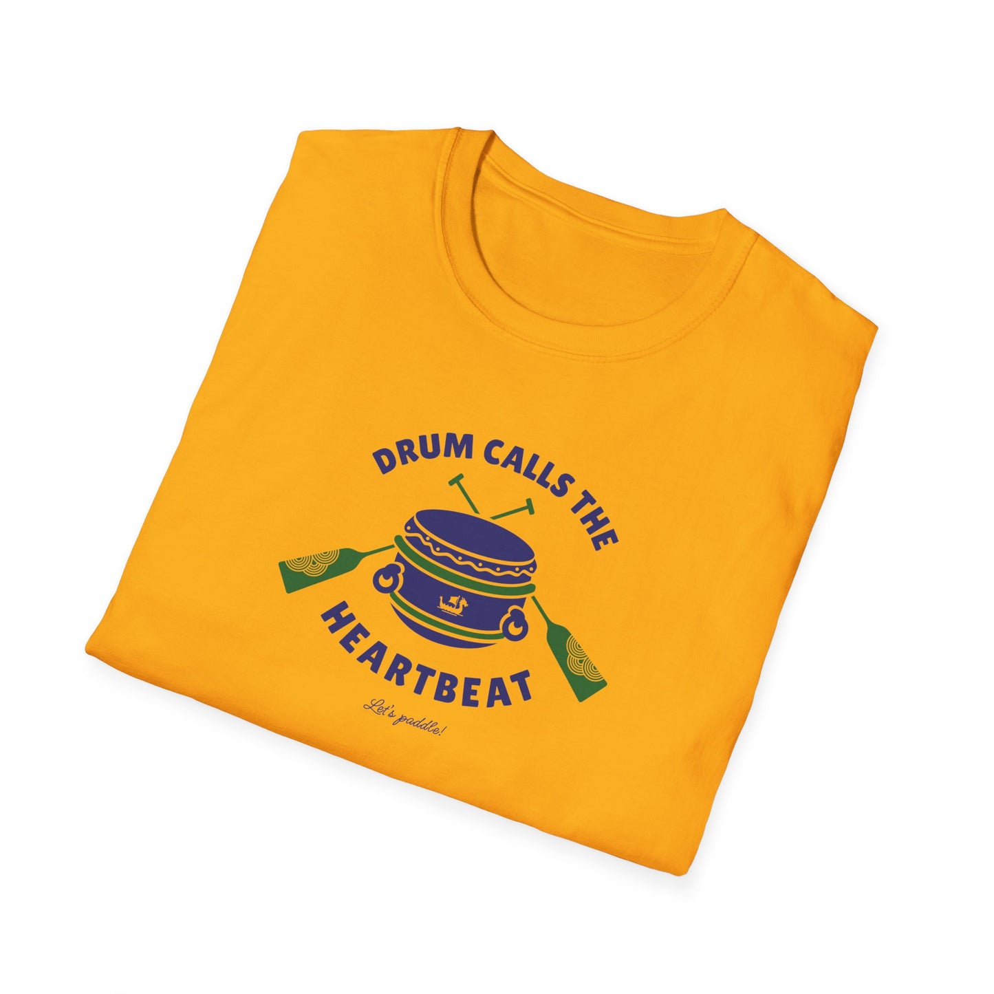 Drum Calls the Heartbeat | Crew Rhythm Edition | Premium Paddling Tee