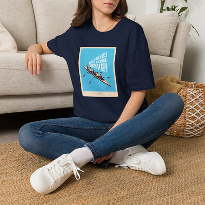 Who Gives a Crab. Drive! | Premium Rowing Tee