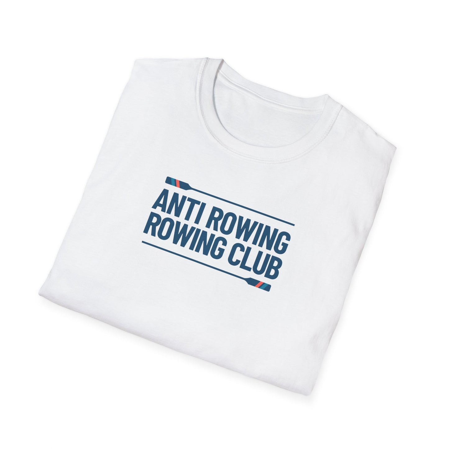 Anti Rowing Rowing Club — Stripe Oar Edition | Premium Rowing Tee