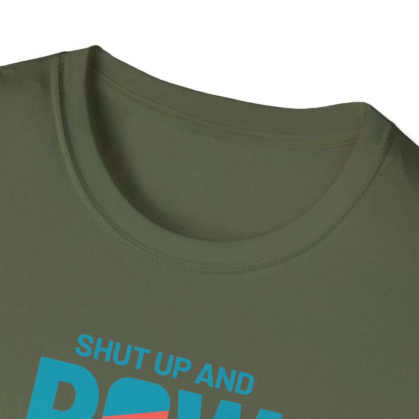 Shut Up and Row — Stripe Icon Edition | Premium Rowing Tee
