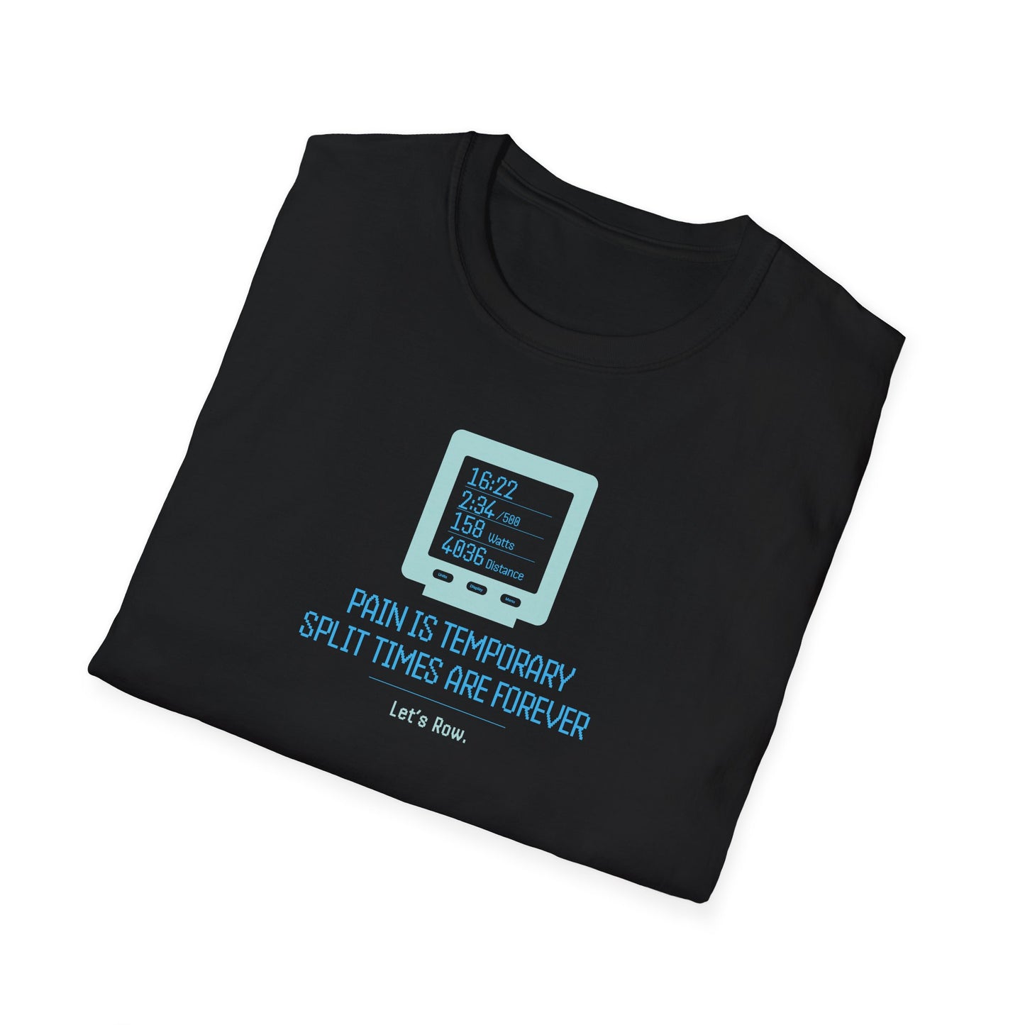 Pain Is Temporary — Monitor Edition | Premium Rowing Tee