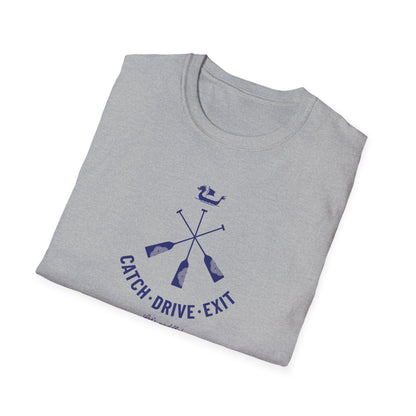 Catch · Drive · Exit | Crossed Paddles Edition | Premium Paddling Tee