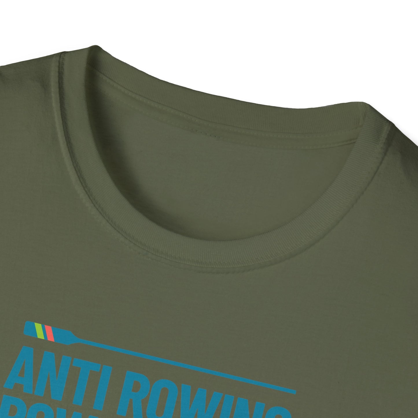Anti Rowing Rowing Club — Stripe Oar Edition | Premium Rowing Tee