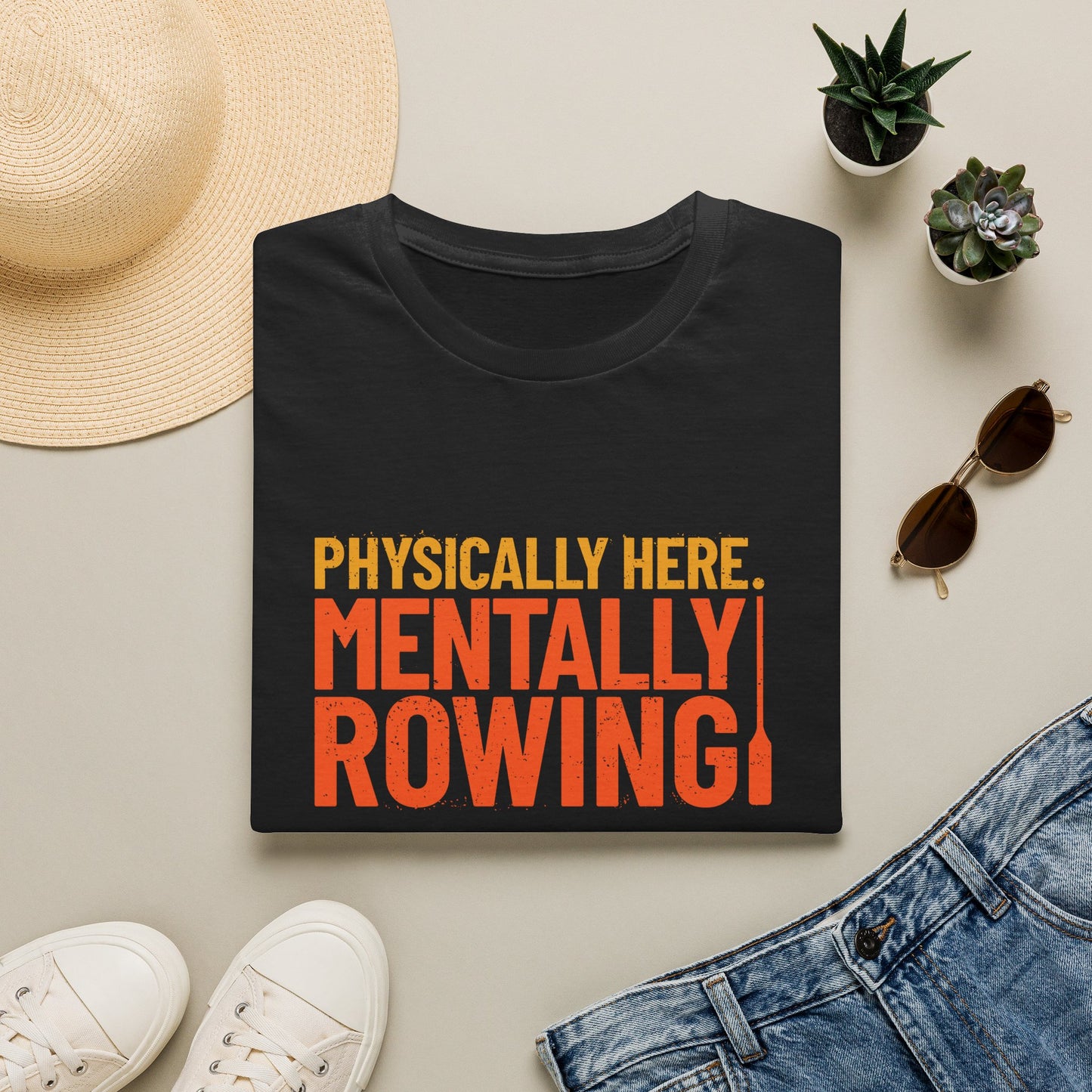 Mentally Rowing | Premium Rowing Tee