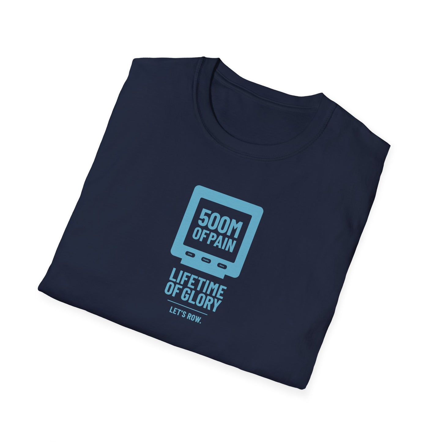 500M of Pain — Vertical Monitor Edition | Premium Rowing Tee