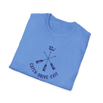 Catch · Drive · Exit | Crossed Paddles Edition | Premium Paddling Tee