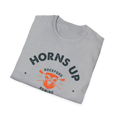 Horns Up Oars In | Premium Rowing Tee - RR