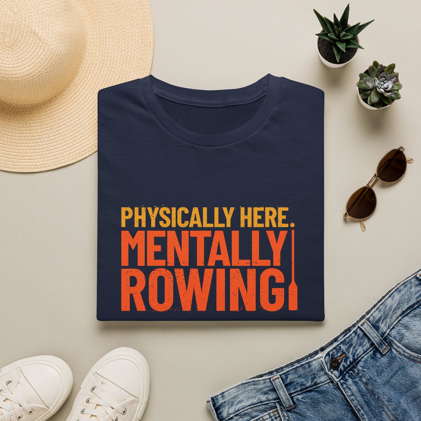 Mentally Rowing | Premium Rowing Tee