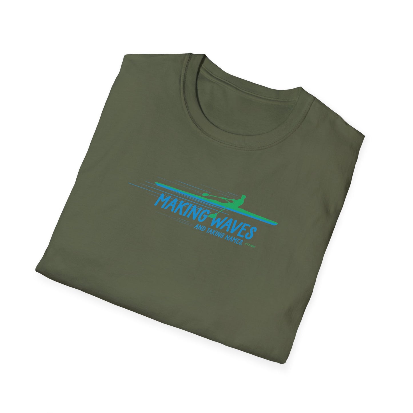 Making Waves and Taking Names — Premium Rowing Tee