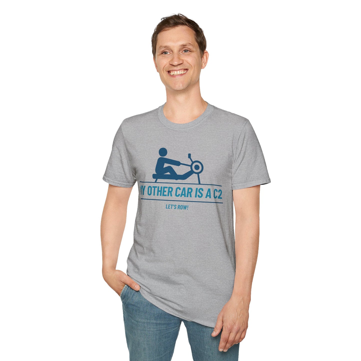 My Other Car Is an Erg — Full Icon Edition | Premium Rowing Tee