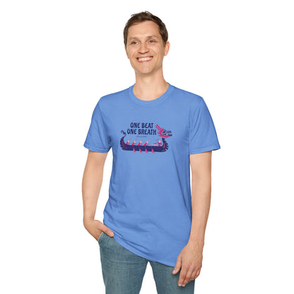 One Beat One Breath Dragon Boat T-Shirt | Premium Paddling Tee - RR