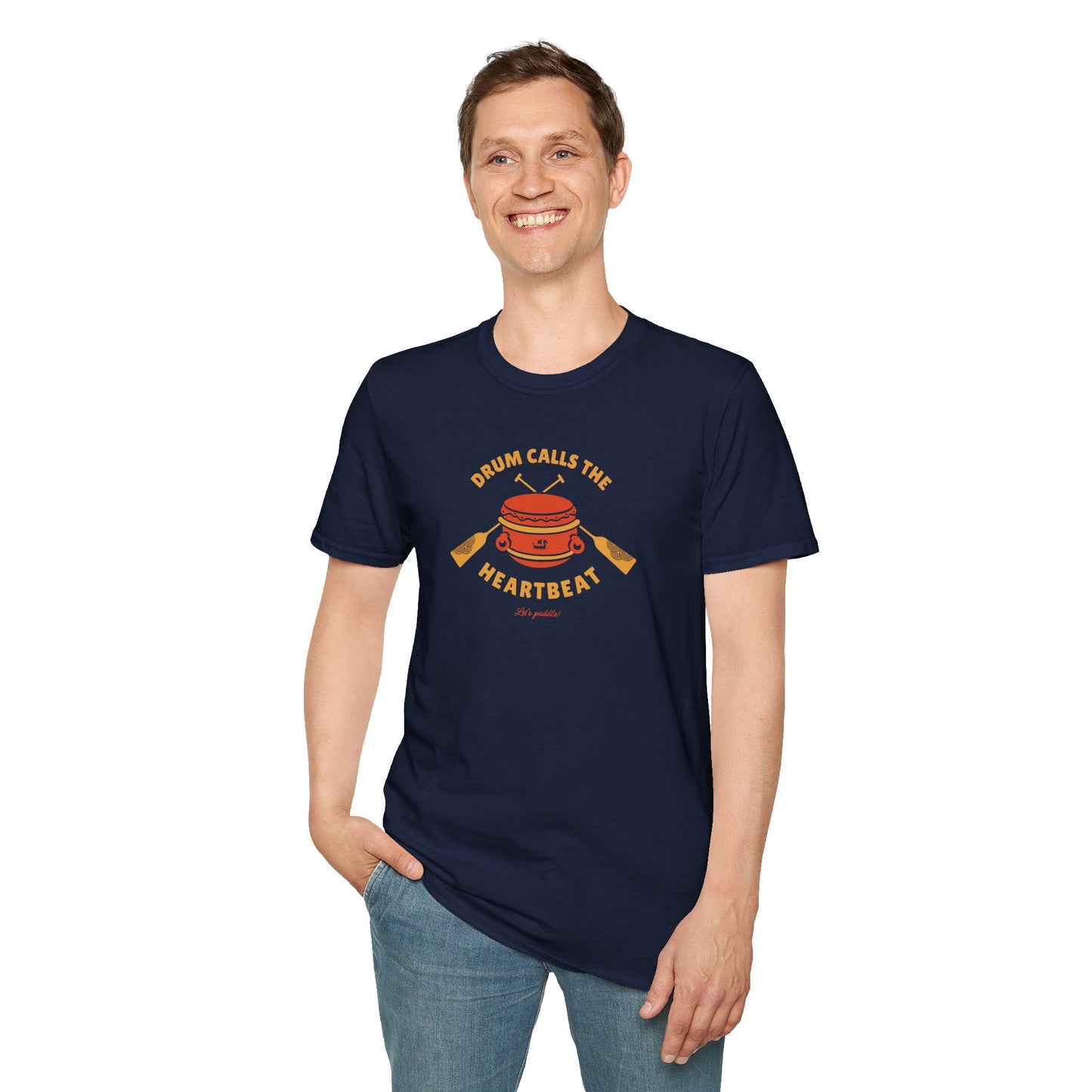 Drum Calls the Heartbeat | Crew Rhythm Edition | Premium Paddling Tee