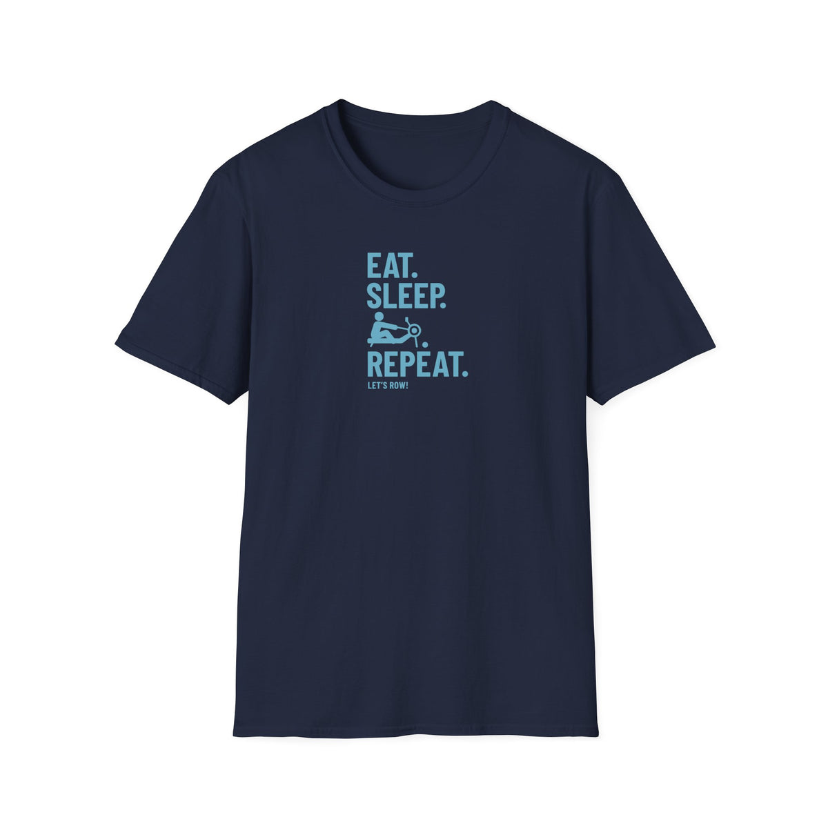 Eat Sleep Erg Repeat — Icon Edition | Premium Rowing Tee - RR