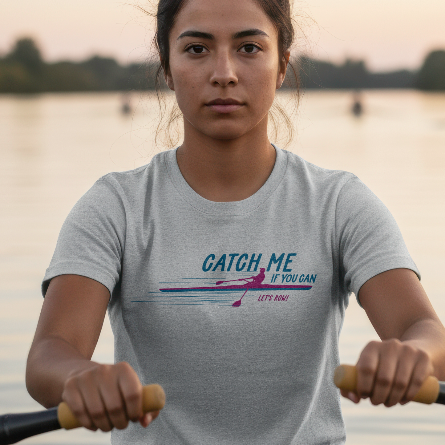 Catch Me If You Can Rowing T-Shirt | Premium Rowing Tee