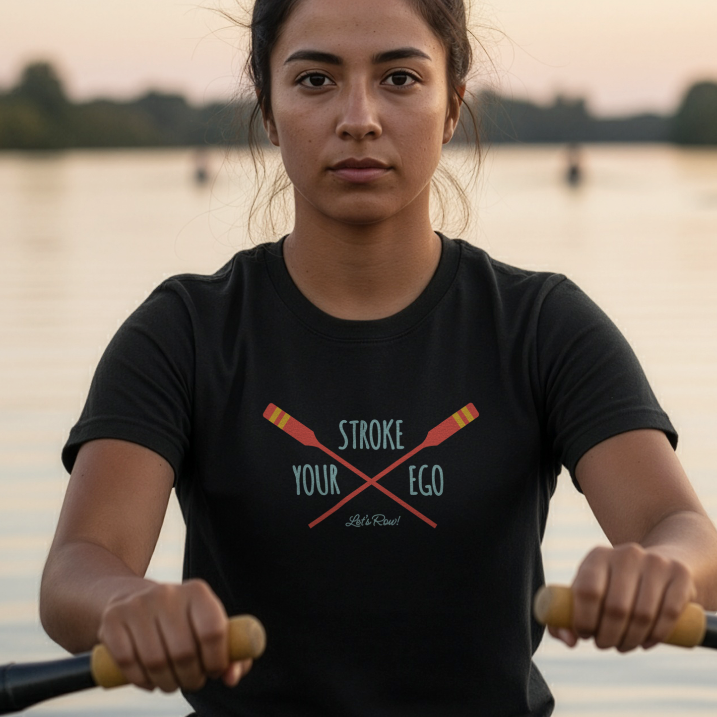 Stroke Your Ego — Bold Edition | Premium Rowing Tee