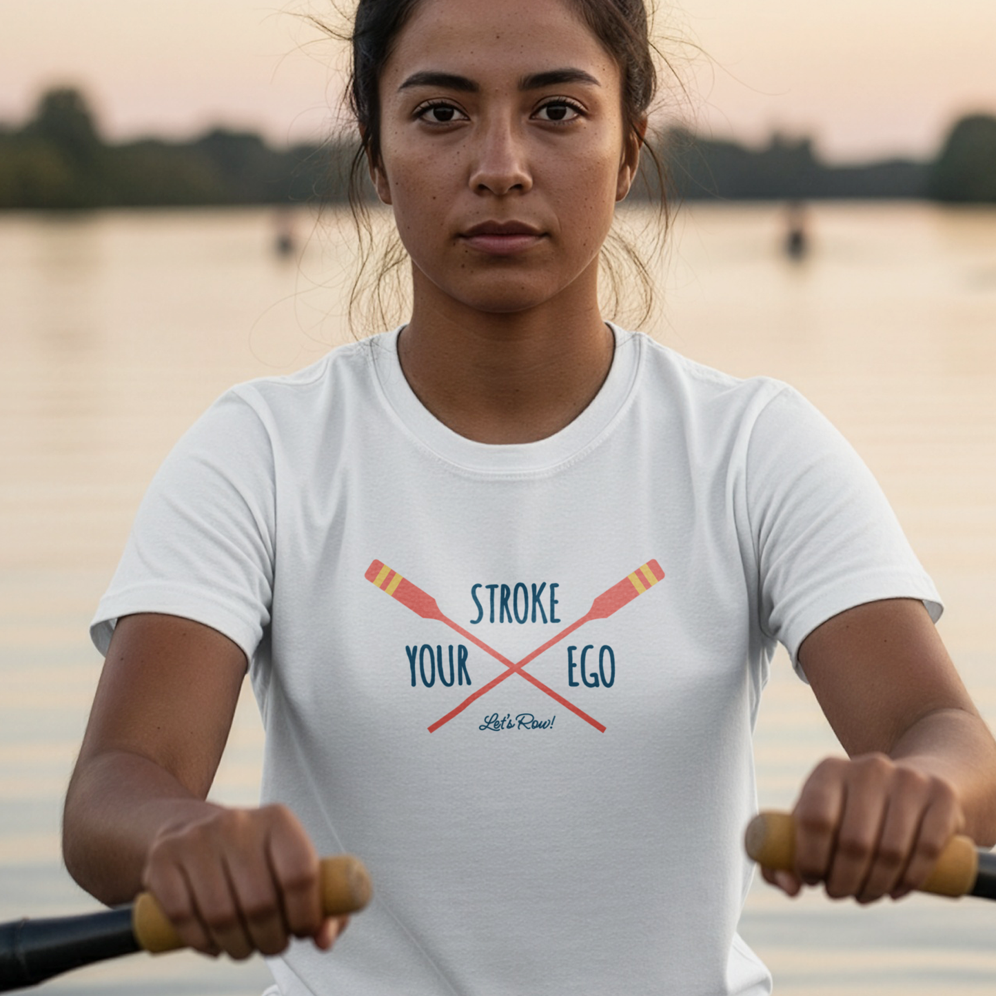 Stroke Your Ego — Bold Edition | Premium Rowing Tee