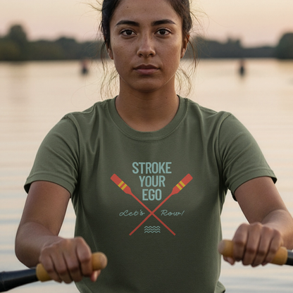 Stroke Your Ego — Classic Edition | Premium Rowing Tee