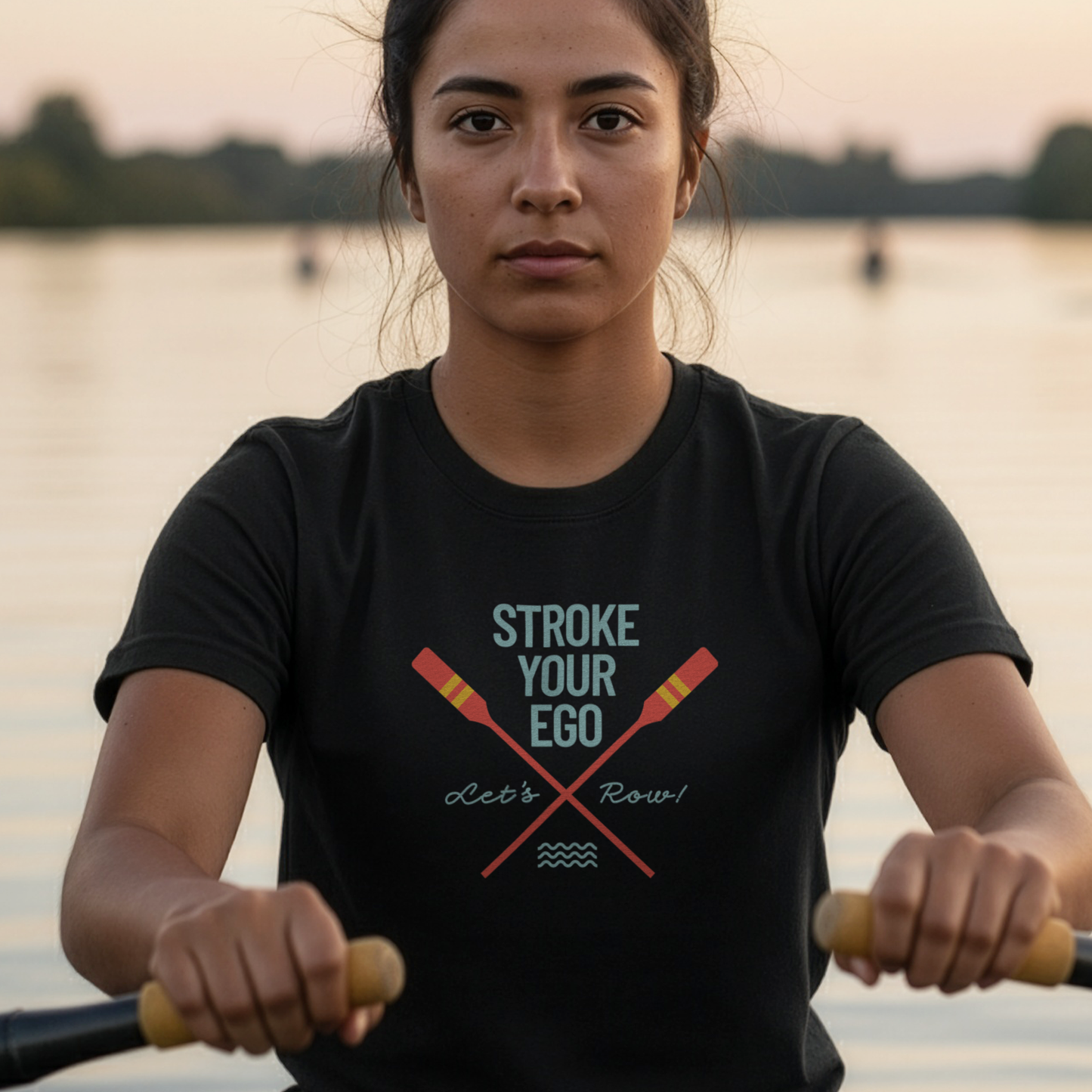 Stroke Your Ego — Classic Edition | Premium Rowing Tee