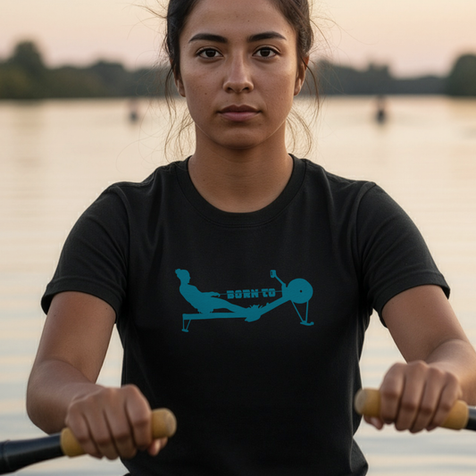 Born to Erg — Power Pull Edition | Premium Rowing Tee