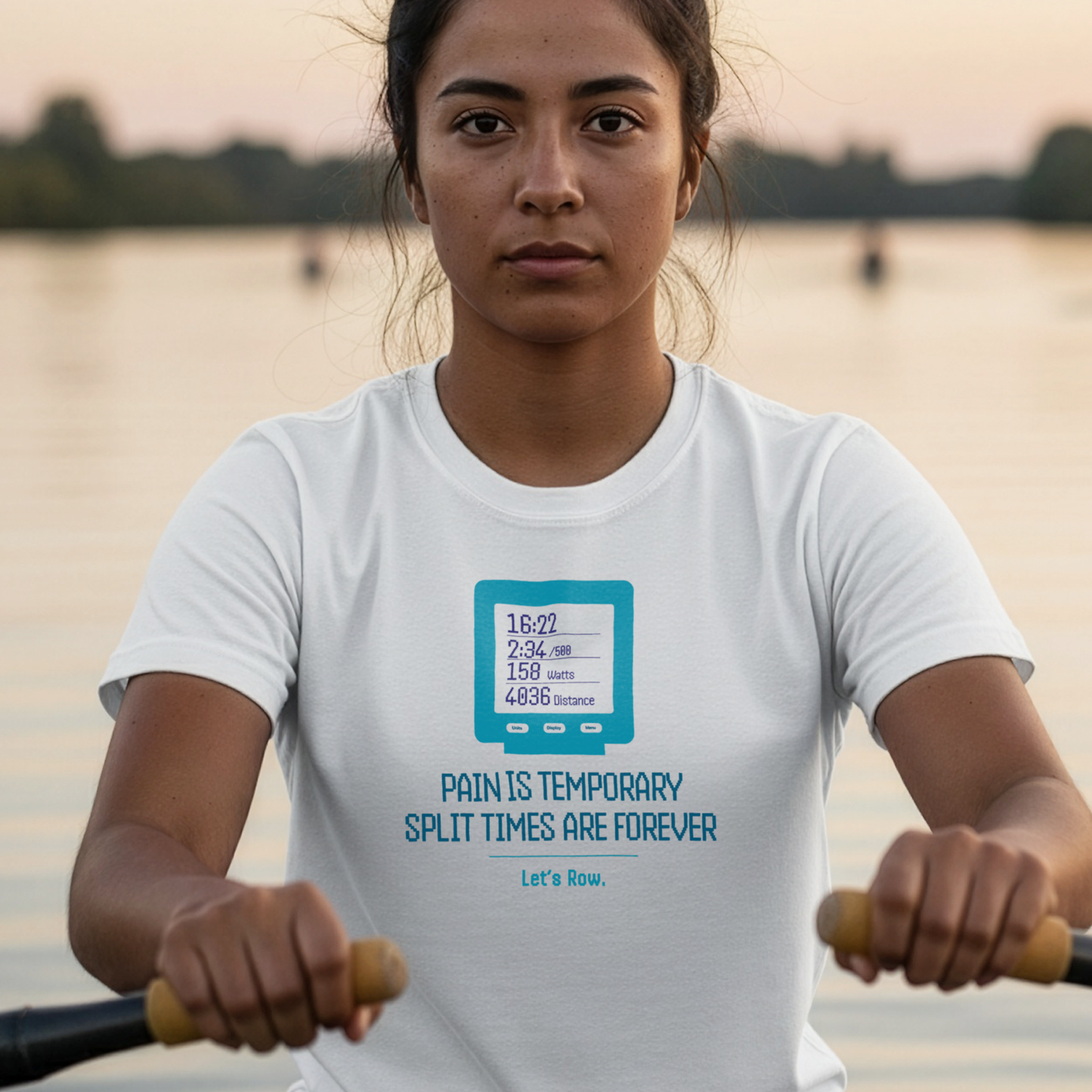 Pain Is Temporary — Monitor Edition | Premium Rowing Tee