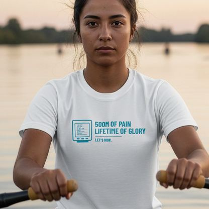 500M of Pain — Split Screen Edition | Premium Rowing Tee