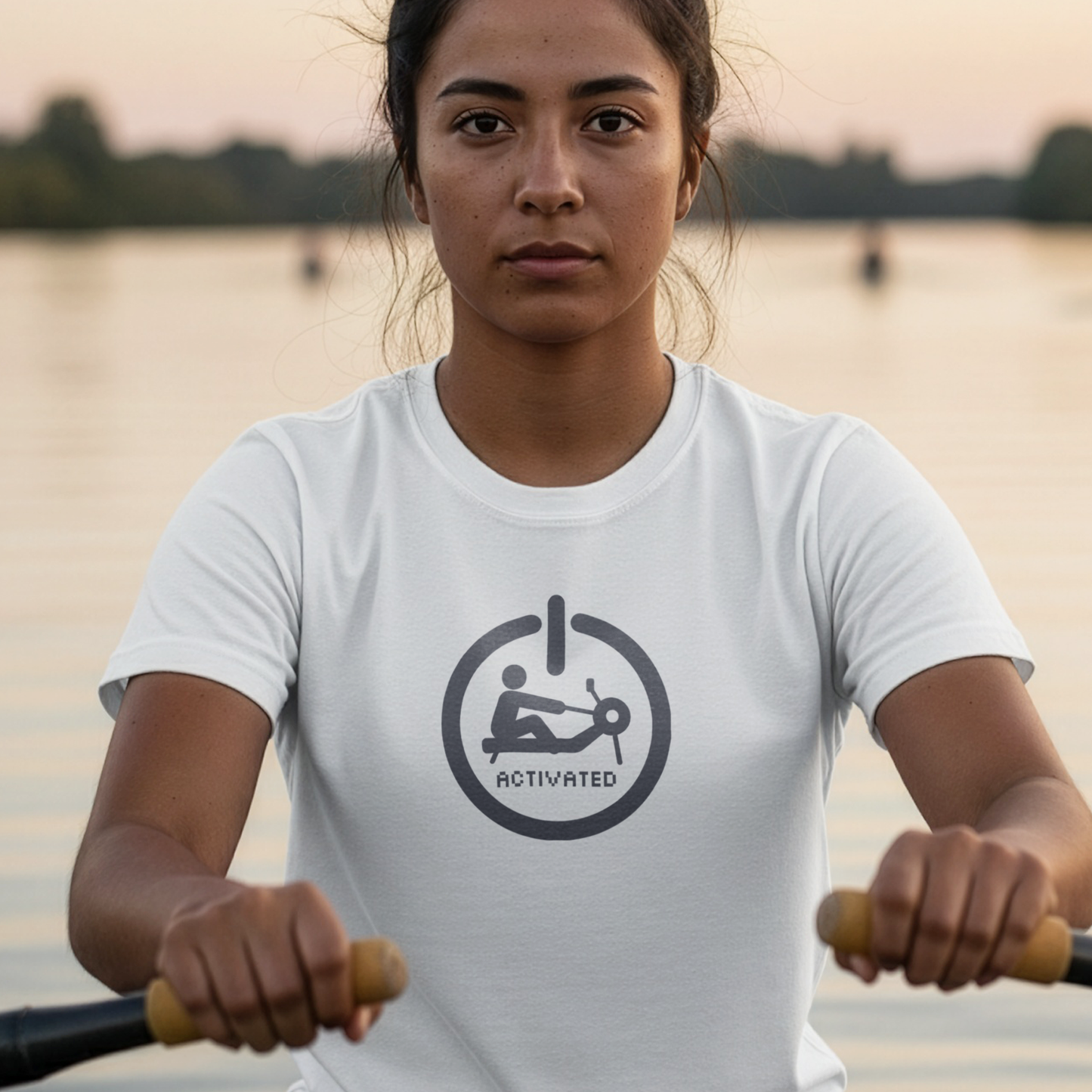 Erg Mode Activated — Power Icon Edition | Premium Rowing Tee