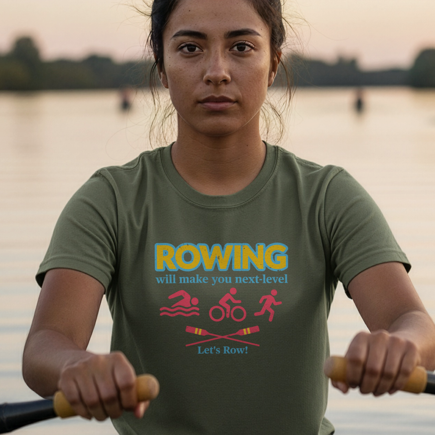 Rowing Will Make You Next-Level | Premium Rowing Tee